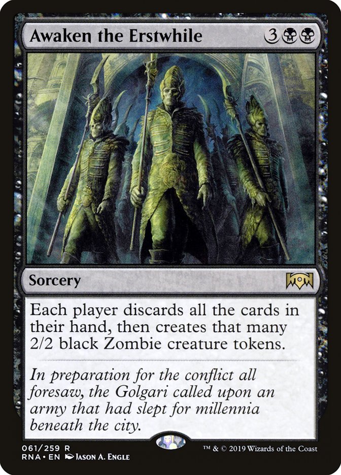 Awaken the Erstwhile [Ravnica Allegiance] | Game Haven TX