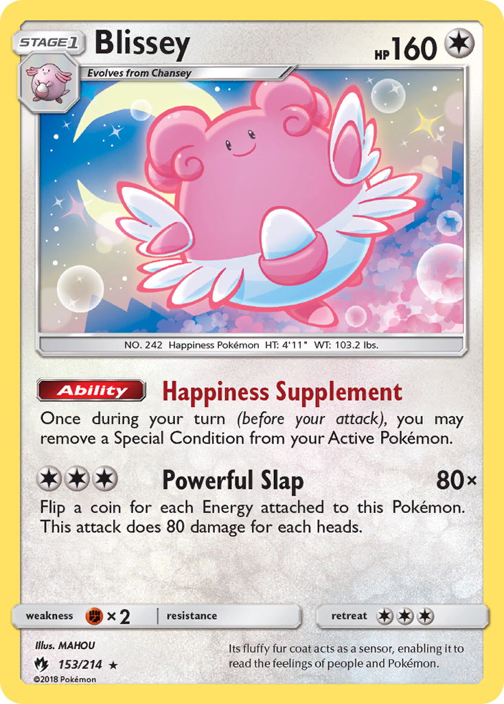 Blissey (153/214) [Sun & Moon: Lost Thunder] | Game Haven TX