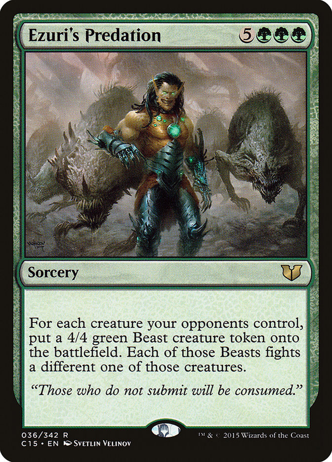 Ezuri's Predation [Commander 2015] | Game Haven TX