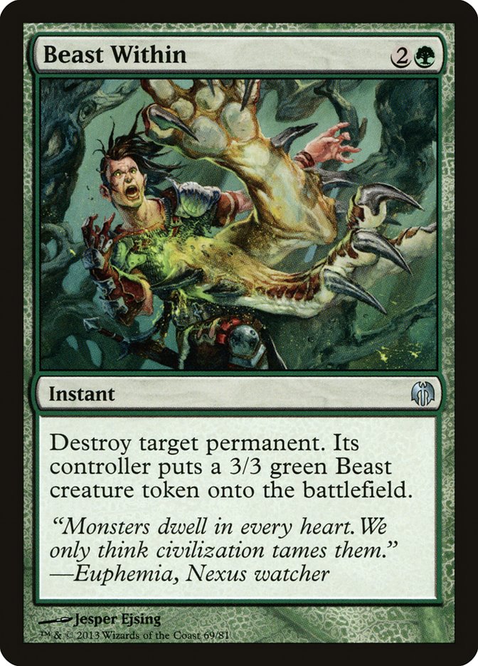 Beast Within [Duel Decks: Heroes vs. Monsters] | Game Haven TX
