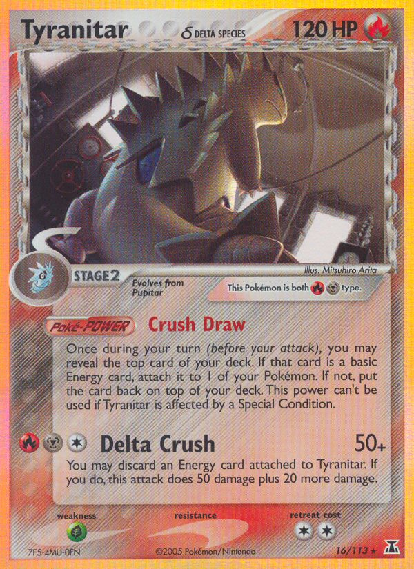 Tyranitar (16/113) (Delta Species) [EX: Delta Species] | Game Haven TX
