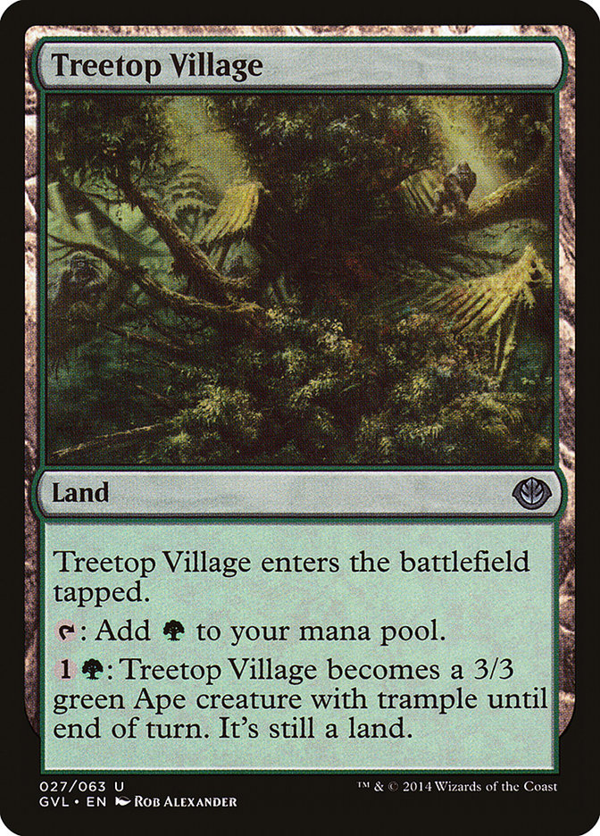 Treetop Village [Duel Decks Anthology: Garruk vs. Liliana] | Game Haven TX