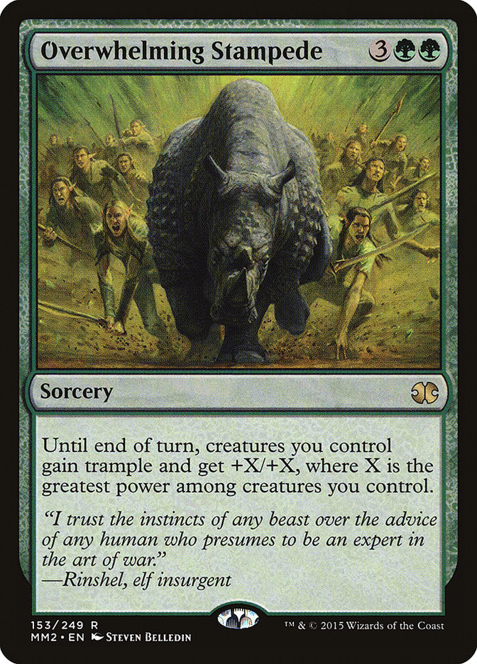 Overwhelming Stampede [Modern Masters 2015] | Game Haven TX