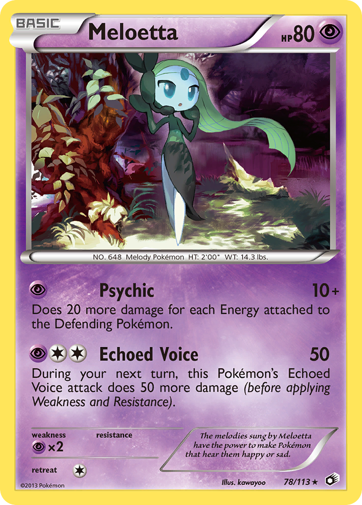 Meloetta (78/113) [Black & White: Legendary Treasures] | Game Haven TX