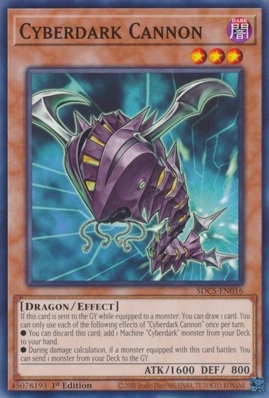 Cyberdark Cannon [SDCS-EN016] Common | Game Haven TX