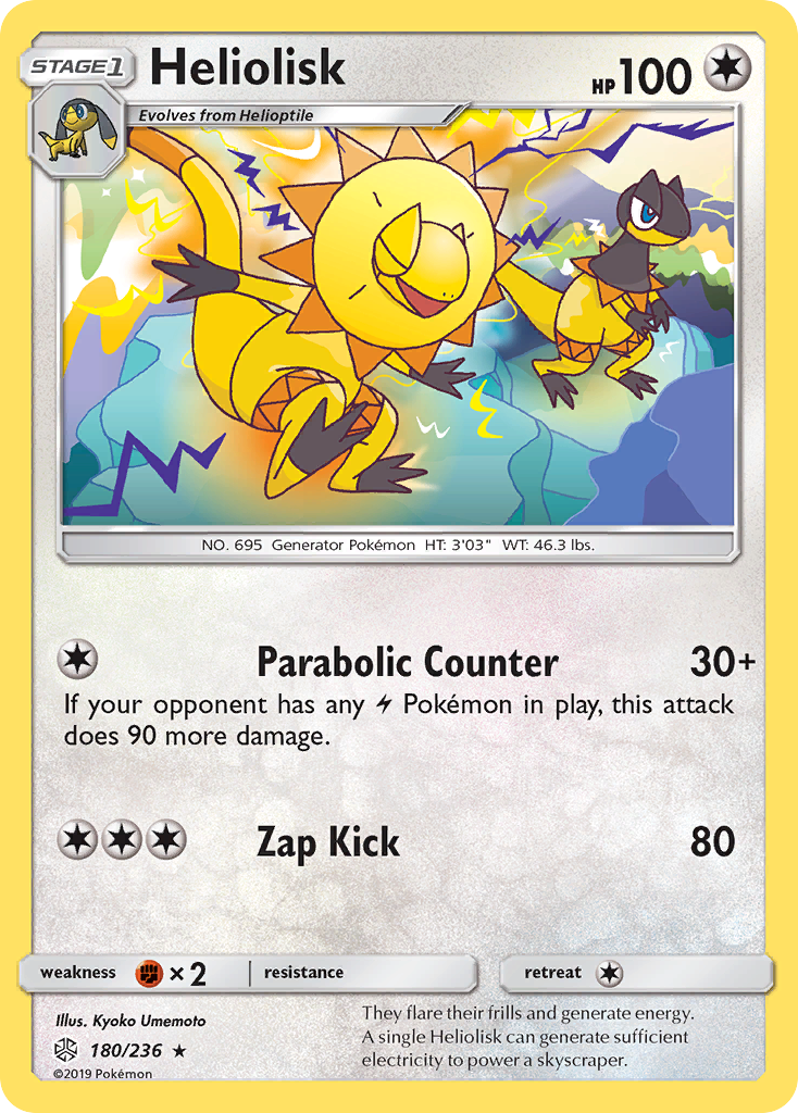 Heliolisk (180/236) [Sun & Moon: Cosmic Eclipse] | Game Haven TX