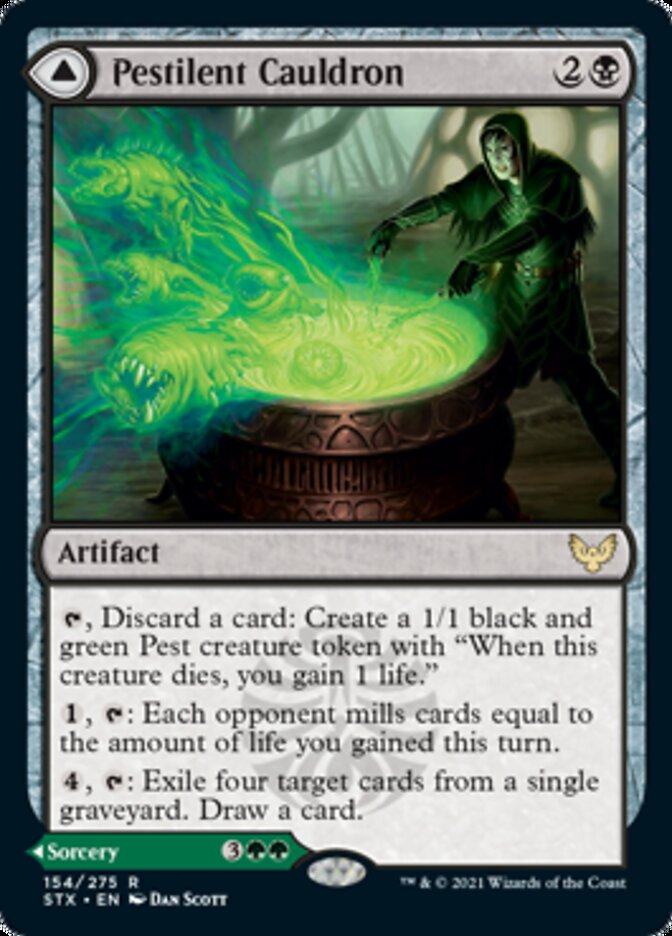 Pestilent Cauldron // Restorative Burst [Strixhaven: School of Mages] | Game Haven TX