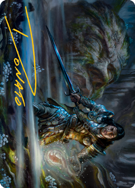 Carth the Lion Art Card (Gold-Stamped Signature) [Modern Horizons 2 Art Series] | Game Haven TX