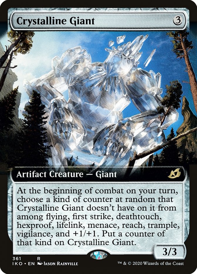 Crystalline Giant (Extended Art) [Ikoria: Lair of Behemoths] | Game Haven TX