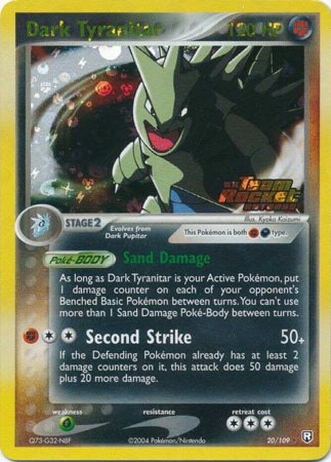 Dark Tyranitar (20/109) (Stamped) [EX: Team Rocket Returns] | Game Haven TX