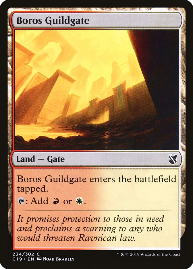 Boros Guildgate [Commander 2019] | Game Haven TX