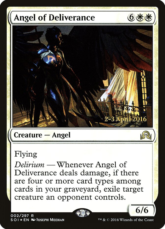 Angel of Deliverance [Shadows over Innistrad Promos] | Game Haven TX