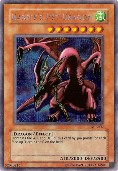 Harpie's Pet Dragon (Forbidden Memories) [FMR-002] Prismatic Secret Rare | Game Haven TX