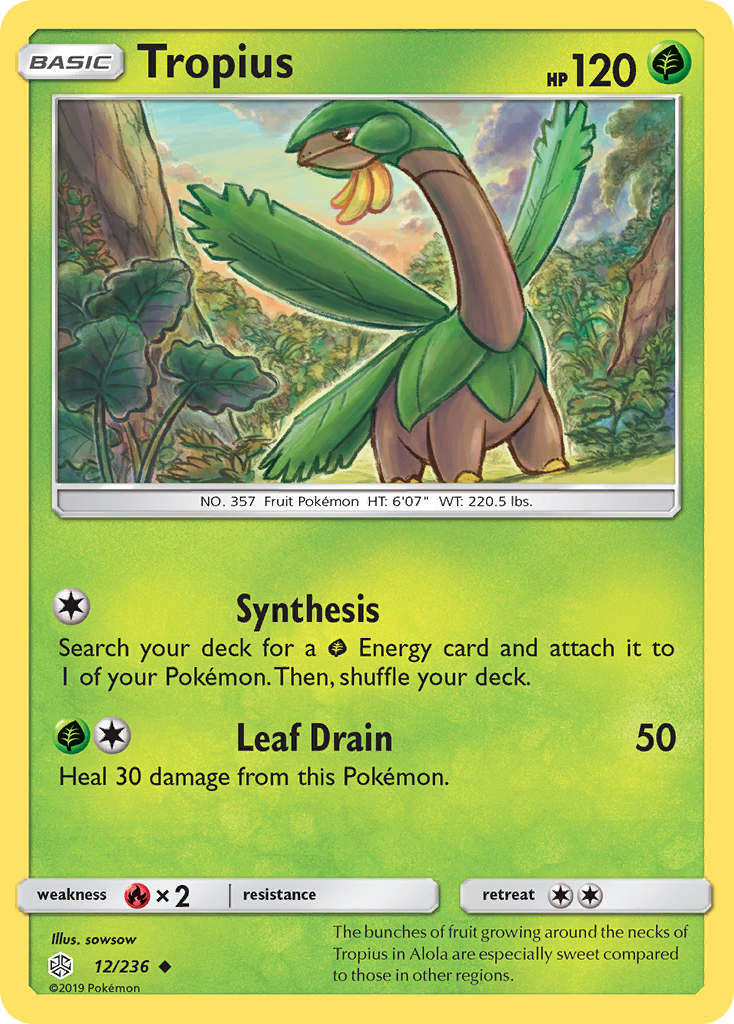 Tropius (12/236) [Sun & Moon: Cosmic Eclipse] | Game Haven TX