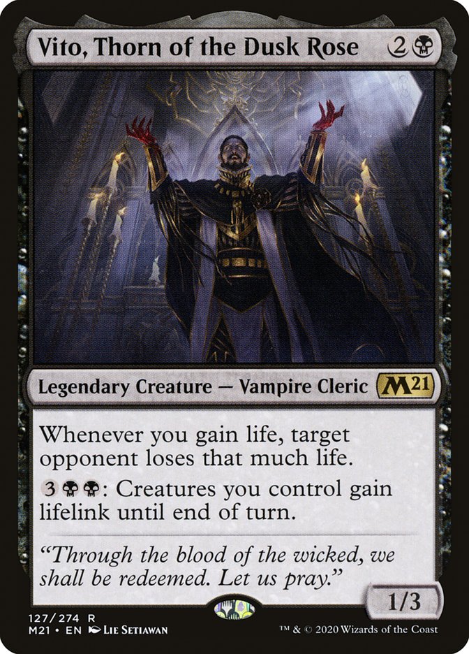 Vito, Thorn of the Dusk Rose [Core Set 2021] | Game Haven TX