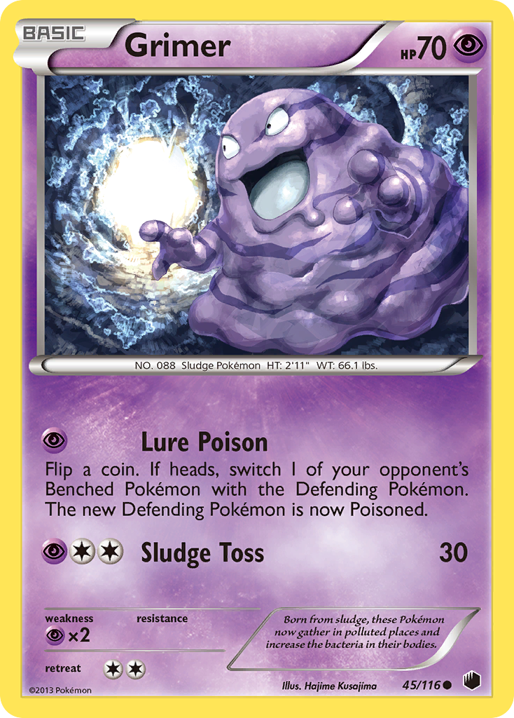 Grimer (45/116) [Black & White: Plasma Freeze] | Game Haven TX