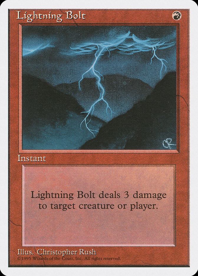 Lightning Bolt [Fourth Edition] | Game Haven TX