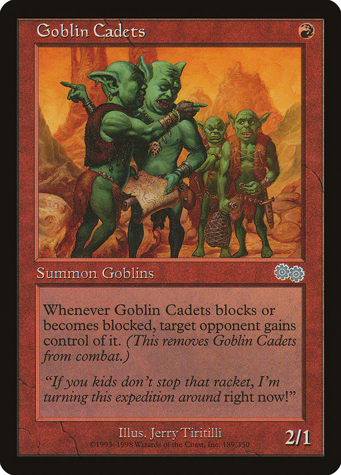 Goblin Cadets [Urza's Saga] | Game Haven TX