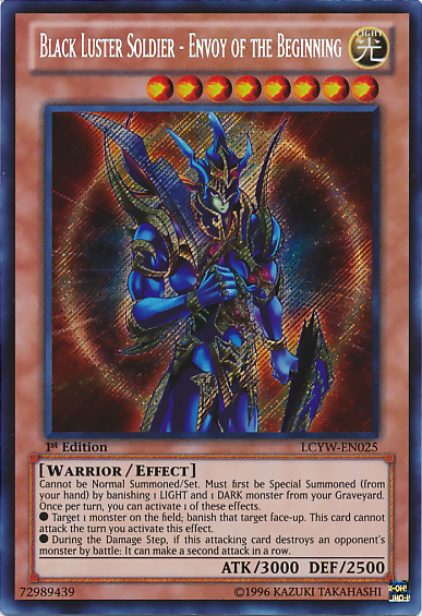 Black Luster Soldier - Envoy of the Beginning [LCYW-EN025] Secret Rare | Game Haven TX