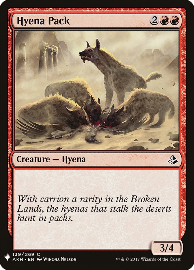 Hyena Pack [Mystery Booster] | Game Haven TX