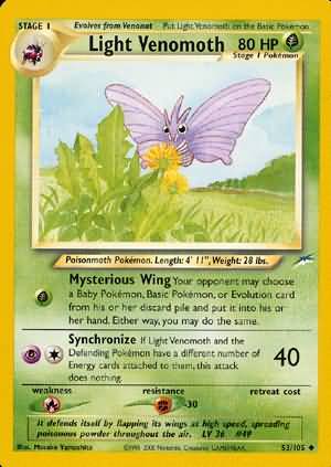 Light Venomoth (53/105) [Neo Destiny Unlimited] | Game Haven TX
