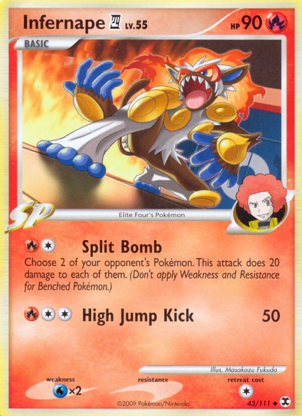 Infernape (43/111) [Platinum: Rising Rivals] | Game Haven TX