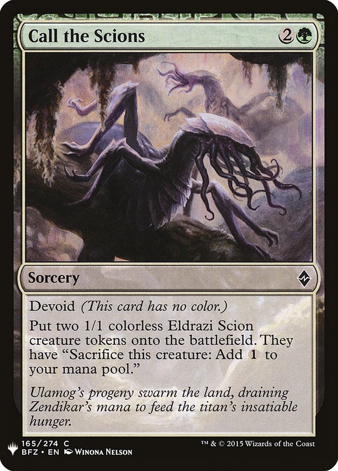 Call the Scions [Mystery Booster] | Game Haven TX
