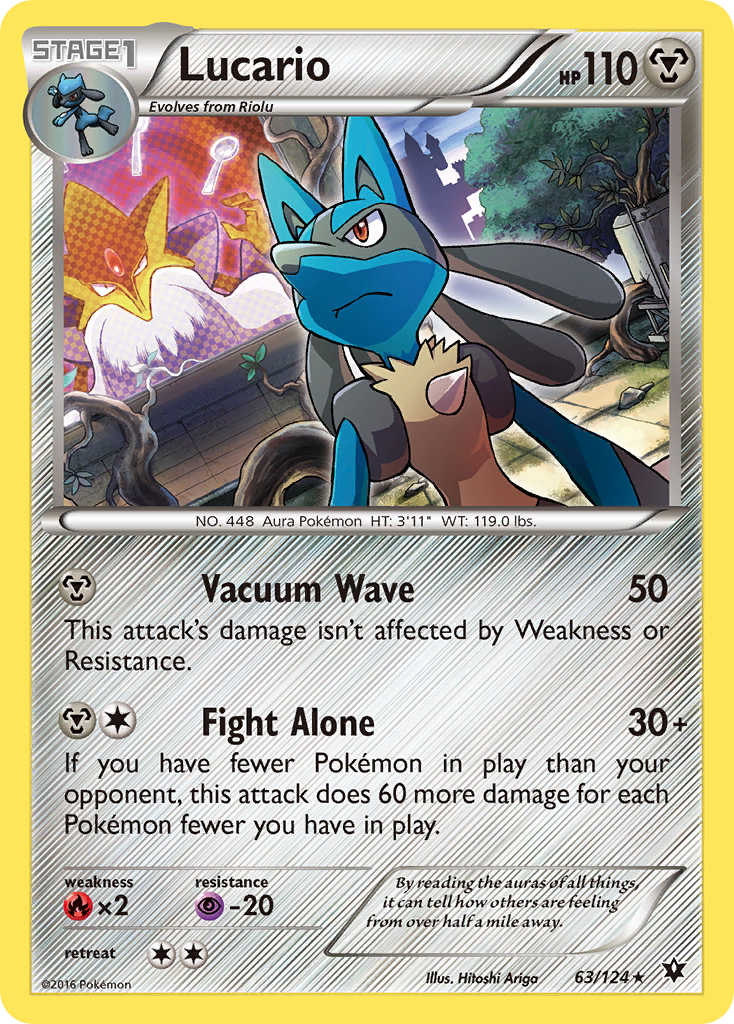 Lucario (63/124) [XY: Fates Collide] | Game Haven TX