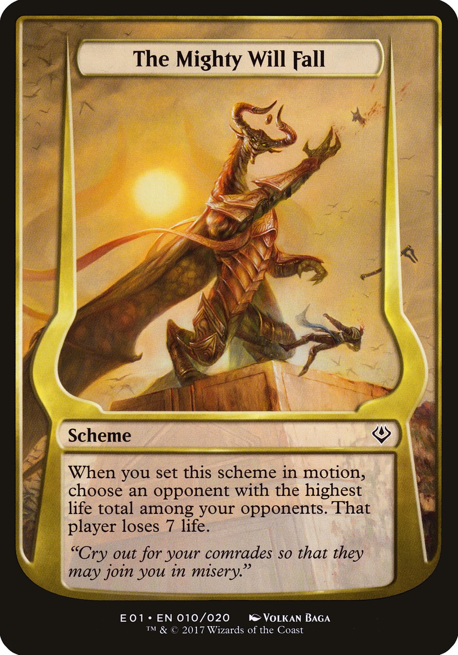 The Mighty Will Fall [Archenemy: Nicol Bolas Schemes] | Game Haven TX