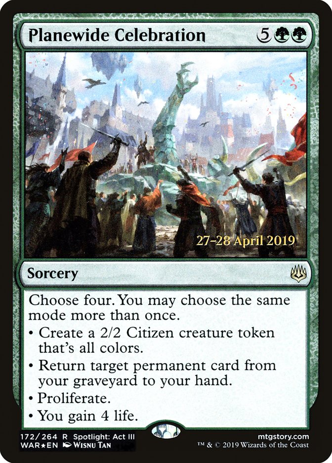 Planewide Celebration [War of the Spark Promos] | Game Haven TX