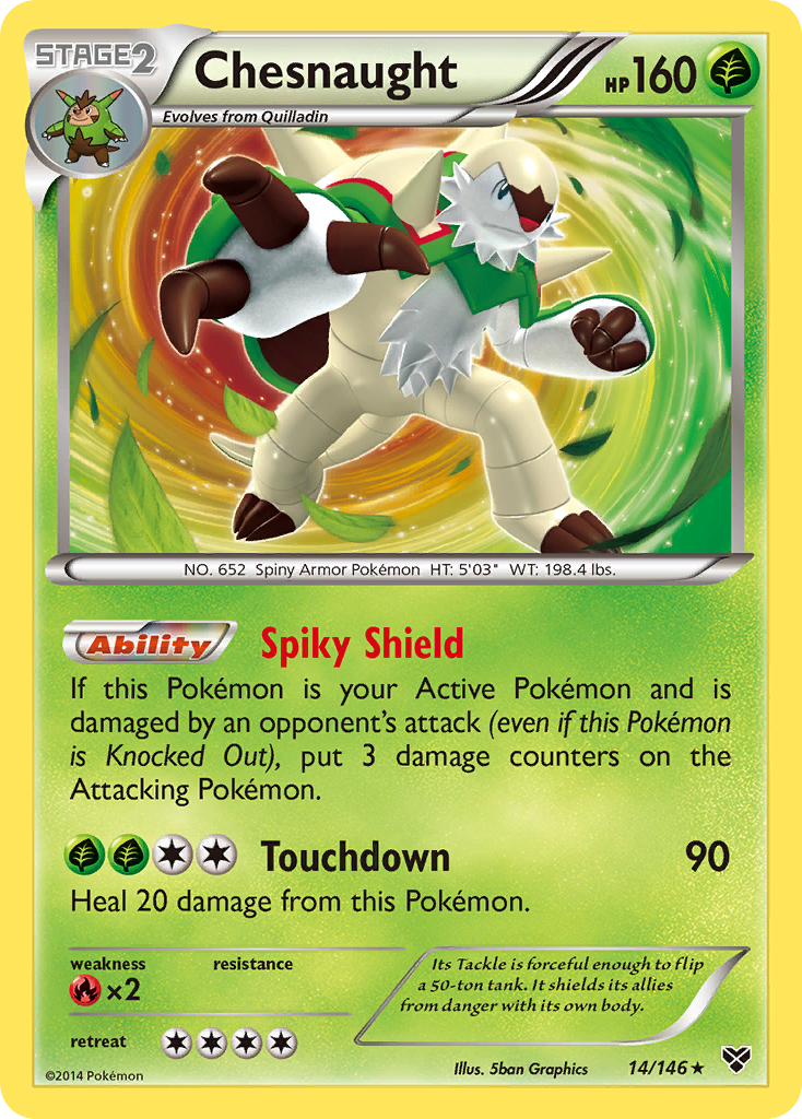 Chesnaught (14/146) [XY: Base Set] | Game Haven TX