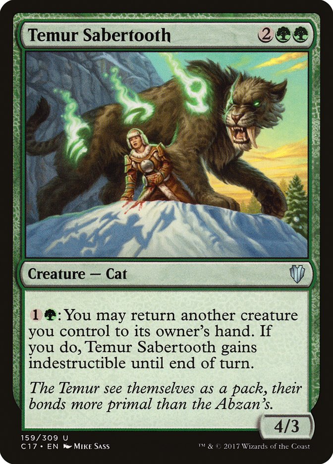 Temur Sabertooth [Commander 2017] | Game Haven TX
