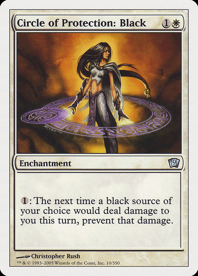 Circle of Protection: Black [Ninth Edition] | Game Haven TX