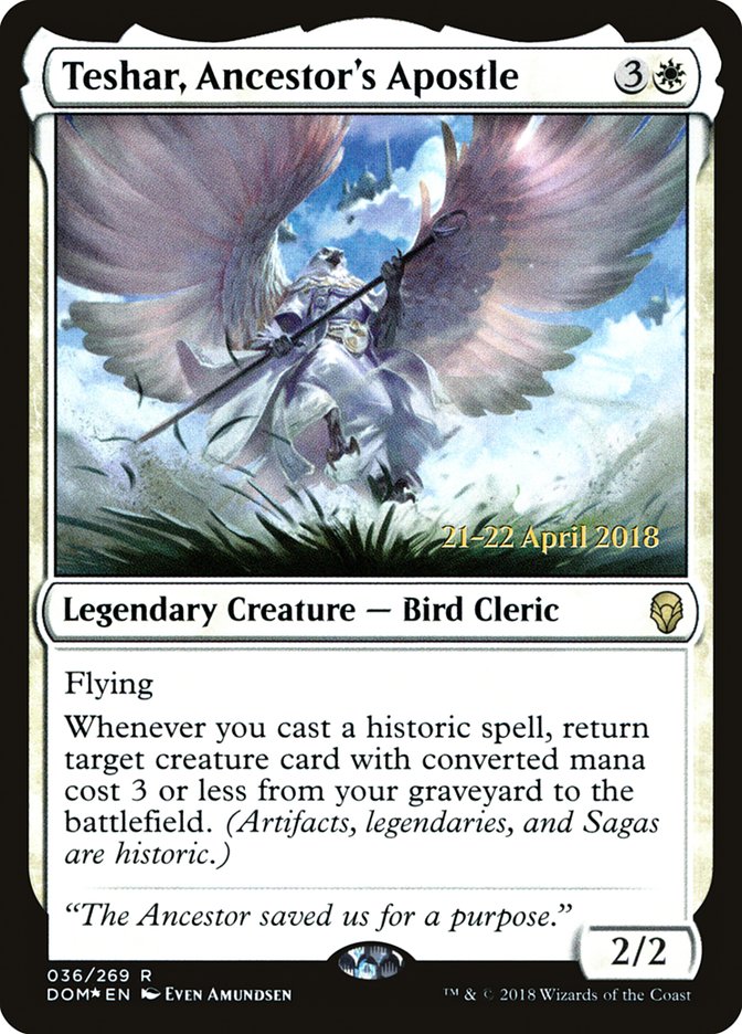 Teshar, Ancestor's Apostle [Dominaria Promos] | Game Haven TX