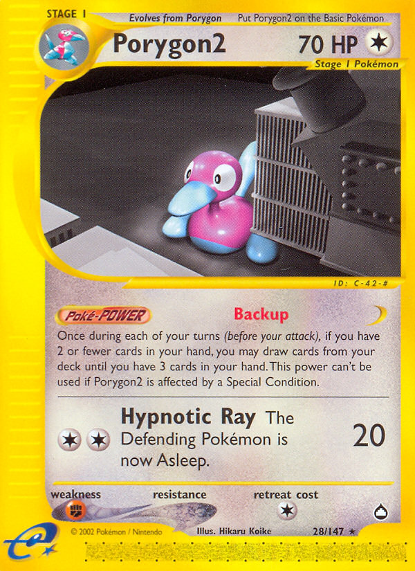 Porygon2 (28/147) [Aquapolis] | Game Haven TX