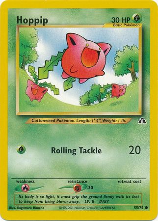 Hoppip (55/75) [Neo Discovery Unlimited] | Game Haven TX