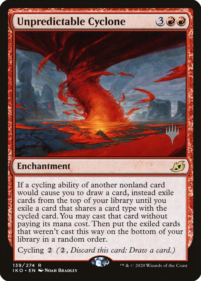 Unpredictable Cyclone (Promo Pack) [Ikoria: Lair of Behemoths Promos] | Game Haven TX
