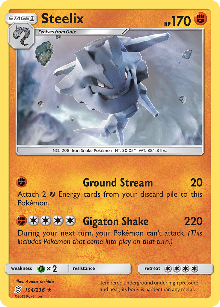 Steelix (104/236) [Sun & Moon: Unified Minds] | Game Haven TX