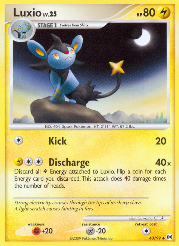 Luxio (43/99) [Platinum: Arceus] | Game Haven TX