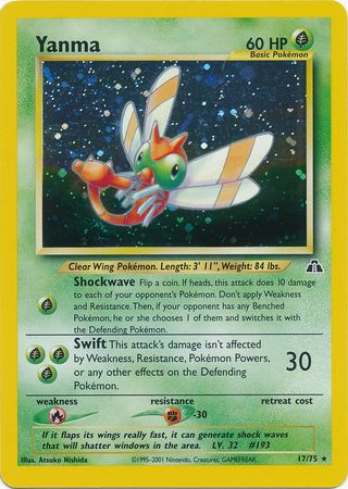 Yanma (17/75) [Neo Discovery Unlimited] | Game Haven TX