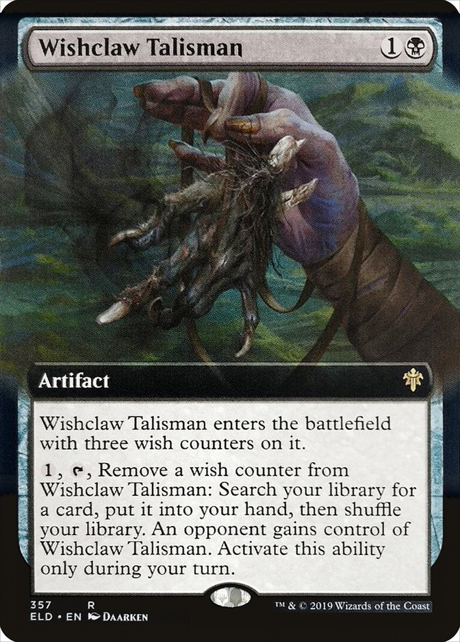 Wishclaw Talisman (Extended Art) [Throne of Eldraine] | Game Haven TX