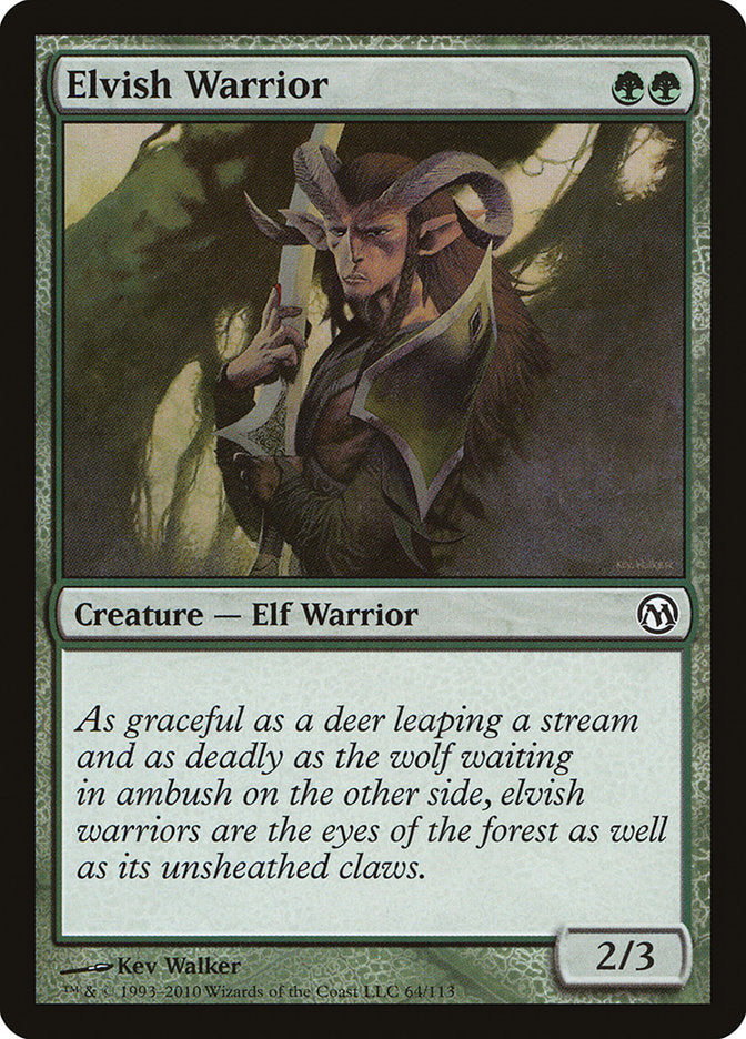 Elvish Warrior [Duels of the Planeswalkers] | Game Haven TX