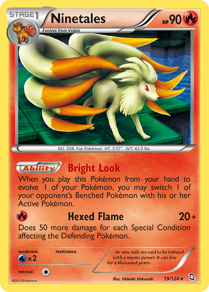 Ninetales (19/124) [Black & White: Dragons Exalted] | Game Haven TX