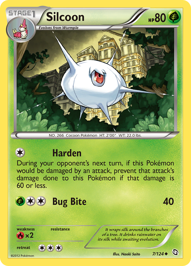 Silcoon (7/124) [Black & White: Dragons Exalted] | Game Haven TX