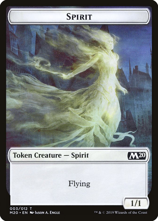 Spirit Token [Core Set 2020 Tokens] | Game Haven TX