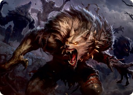 Village Reavers Art Card [Innistrad: Midnight Hunt Art Series] | Game Haven TX