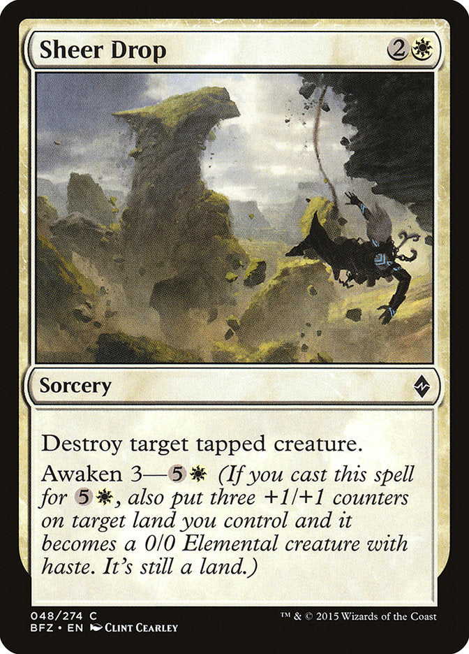 Sheer Drop [Battle for Zendikar] | Game Haven TX