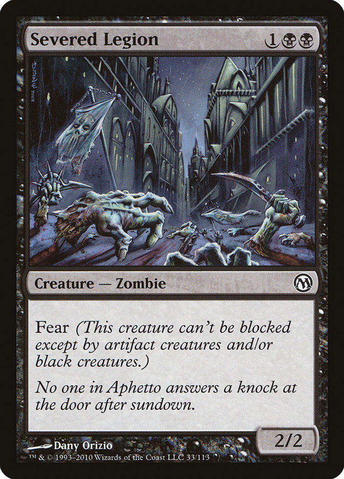 Severed Legion [Duels of the Planeswalkers] | Game Haven TX