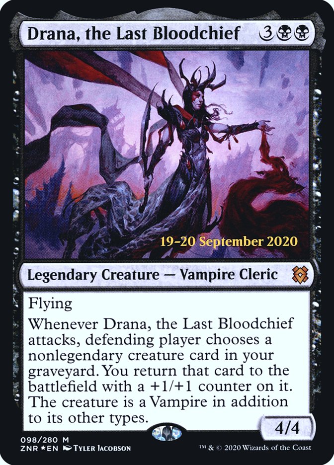 Drana, the Last Bloodchief [Zendikar Rising Promos] | Game Haven TX