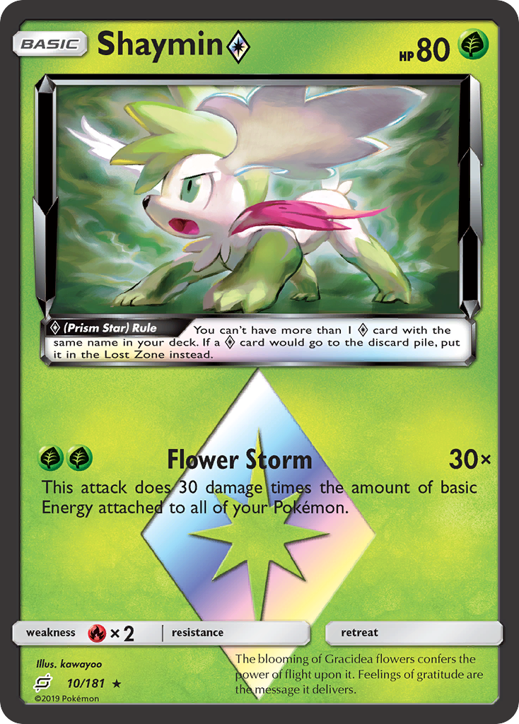 Shaymin (10/181) (Prism Star) [Sun & Moon: Team Up] | Game Haven TX